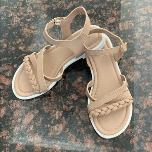MARELLA Braided Strap Sandals in Tan